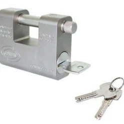 LUCCHETTO CATENACCIO MONOBLOCCO IN ACCIAIO CEMENTATO GRIZZLY CORBIN ANTITRAPANO