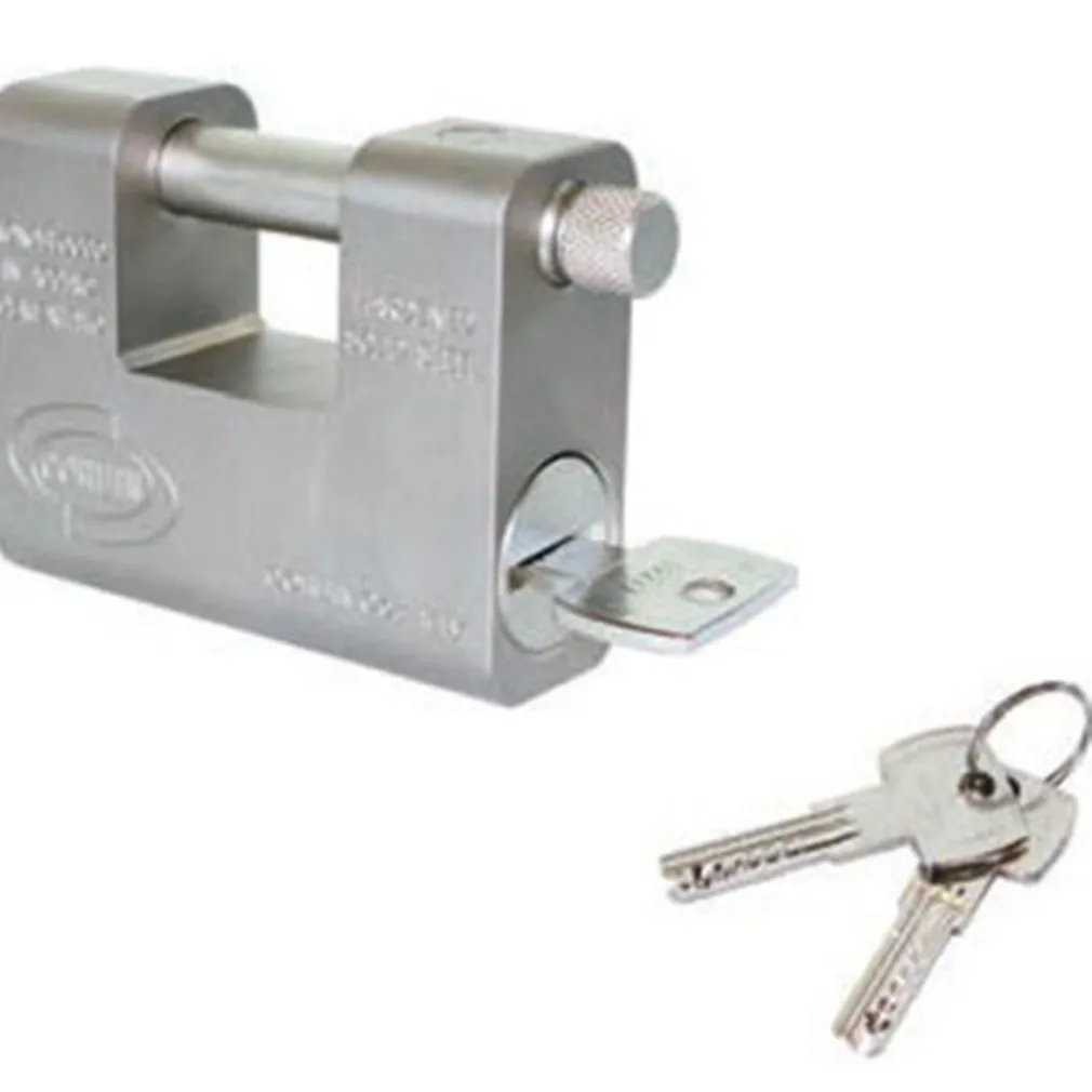 LUCCHETTO CATENACCIO MONOBLOCCO IN ACCIAIO CEMENTATO GRIZZLY CORBIN ANTITRAPANO