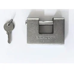 LUCCHETTO CORAZZATO ANTISCASSO 90MM CON 3 CHIAVI ANTIFURTO CORAZZATO