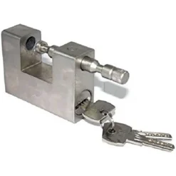 LUCCHETTO DI SICUREZZA RESISTENTE ANTISCASSO BLINDATO IN ACCIAIO