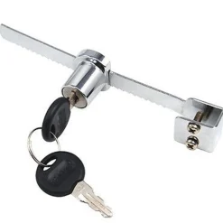 LUCCHETTO PER PORTA ARMADI IN VETRO SCORREVOLE 2 CHIAVI MOBILE VETRINA DISPLAY
