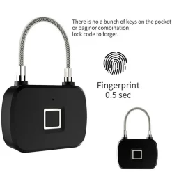 LUCCHETTO SERRATURA SMART IMPRONTA DIGITALE TELECOMANDO SENZA CHIAVE APP Q-P63