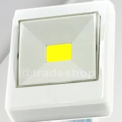 LUCE A LED CON INTERRUTTORE PUNTO FARETTO LAMPADA COB 3W PER ARMADIO CANTINA