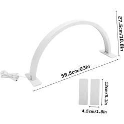LUCE A MEZZA LUNA PER SCRIVANIA LAMPADA LUNARE A LED PER UNGHIE TRUCCO ESTETISTA