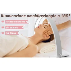 LUCE A MEZZA LUNA PER SCRIVANIA LAMPADA LUNARE A LED PER UNGHIE TRUCCO ESTETISTA