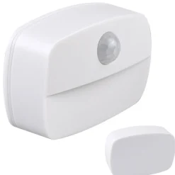 LUCE ARMADIO COMODINO ANTA CON SENSORE A LED CASSETTO MOBILE PORTA CON BATTERIE