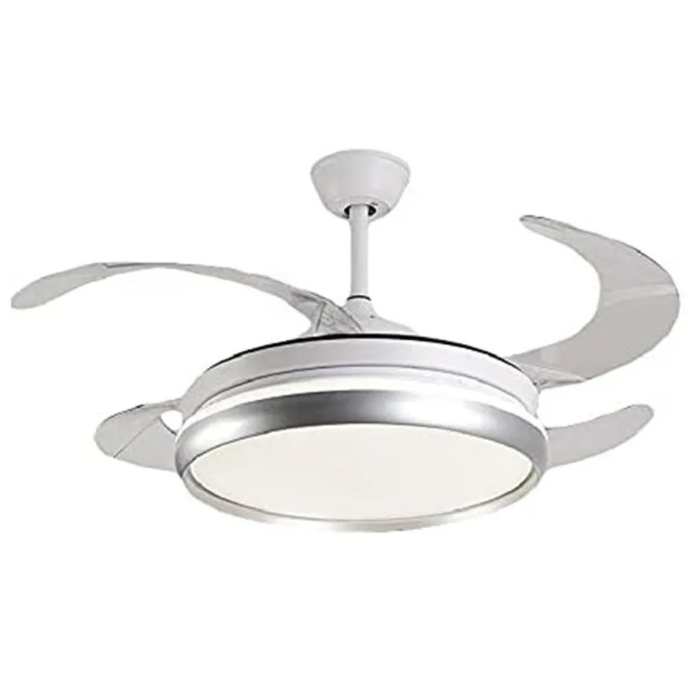 LUCE DECORATIVA VENTILATORE SOFFITTO LUCE LED 6000K 4000K 3000K 400CM 72W CON 3 PALE