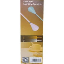 LUCE DI SICUREZZA LAMPADA LED Q-A181 RICARICABILE BATTERIA ALTOPARLANTE BLUETOOTH