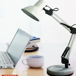 LUCE LAMPADA DA SCRIVANIA BRACCIO SNODABILE LUCE TAVOLO CASA UFFICIO ESTETISTA