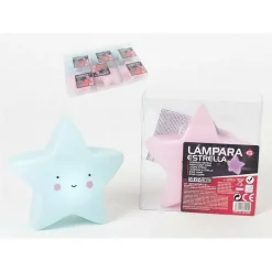 LUCE LAMPADA NOTTURNA BAMBINI BIMBI DOLCE SONNO A FORMA DI STELLA 14X14CM