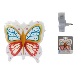 LUCE LED NOTTURNA CON FORMA DI FARFALLA LAMPADA PER CAMERETTA BAMBINI XC-1964