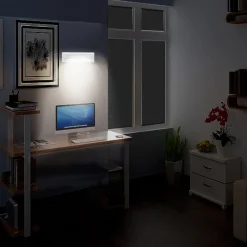 LUCE LED PER ARMADIO CON SENSORE PIR MOVIMENTO A BATTERIE ACCENSIONE AUTOMATICA