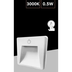 LUCE NOTTURNA A LED 0.5W CON ACCENSIONE TOUCH LAMPADA CON SPINA PUNTO LUCE XGCMD-004