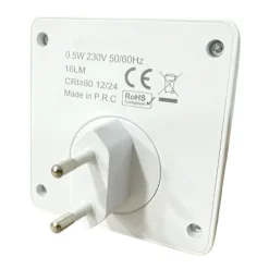 LUCE NOTTURNA A LED 0.5W CON ACCENSIONE TOUCH LAMPADA CON SPINA PUNTO LUCE XGCMD-004