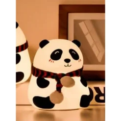 LUCE NOTTURNA PANDA LED SENSORE TOUCH LAMPADA DA TAVOLO USB RICARICABILE CAMERA