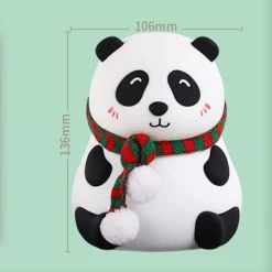 LUCE NOTTURNA PANDA LED SENSORE TOUCH LAMPADA DA TAVOLO USB RICARICABILE CAMERA