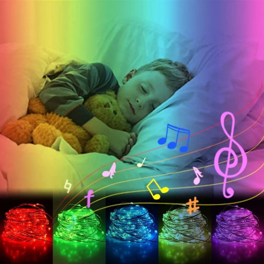 LUCI NATALIZIE A STRISCE LED APP 10MT USB BLUETOOTH DECORATIVE PER ALBERO NATALE