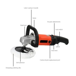 LUCIDATRICE ANGOLARE ELETTRICA 2380W 180MM CERATRICE AUTO MOTO BARCA