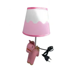 LUME ABAT JOUR COMODINO PER CAMERETTA LAMPADA A CAVALLO E27 RESINA LUMETTO D16