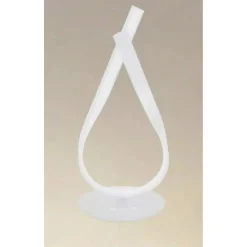 LUME INTRECCIATO LED BIANCO 12 WATT LAMPADA DA TAVOLO MODERNO DOPPIA LUCE 32705