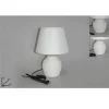 LUME LAMPADA ABAT JOUR COMODINO COMÒ 32CM LUCE BIANCA PIETRA MODERNA LN002534