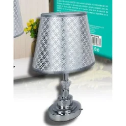 LUME LAMPADA ABAT JOUR DA TAVOLO COMODINO COMÒ ARREDO CAMERA CASA LUCE TX-9773