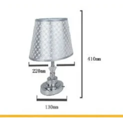 LUME LAMPADA ABAT JOUR DA TAVOLO COMODINO COMÒ ARREDO CAMERA CASA LUCE TX-9773