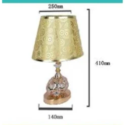 LUME LAMPADA DA TAVOLO ABAT JOUR COMODINO COMÒ ARREDO CAMERA CASA LUCE TX-9772