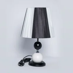 LUME LAMPADA DA TAVOLO ABAT JOUR CON PARALUME COMODINO CAMERA CASA LUCE TX-9775