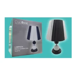 LUME LAMPADA DA TAVOLO ABAT JOUR CON PARALUME COMODINO CAMERA CASA LUCE TX-9775