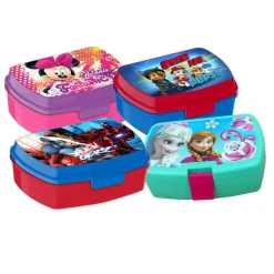 LUNCH BOX SCATOLA COLAZIONE PORTA PRANZO MERENDA SANDWICH SCUOLA ASILO BAMBINO