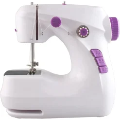 MACCHINA DA CUCIRE ELETTRICA PORTATILE MULTIFUNZIONALE USO DOMESTICO FUNZIONE TAGLIO FILO