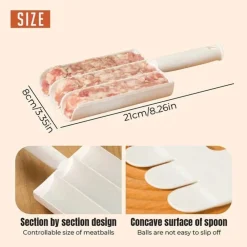 MACCHINA PER POLPETTE TRIPLA FAI DA TE 3IN1 ANTIADERENTE STRUMENTI CUCINA BISCOTTI