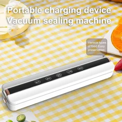 MACCHINA PER SOTTOVUOTO SIGILLATRICE AUTOMATICA SENZA FILI PER CONSERVAZIONE ALIMENTI