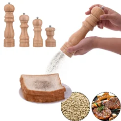 MACINA SALE E PEPE IN LEGNO CLASSICO 15CM MACININO MULINO AGITATORE TRITA SPEZIE