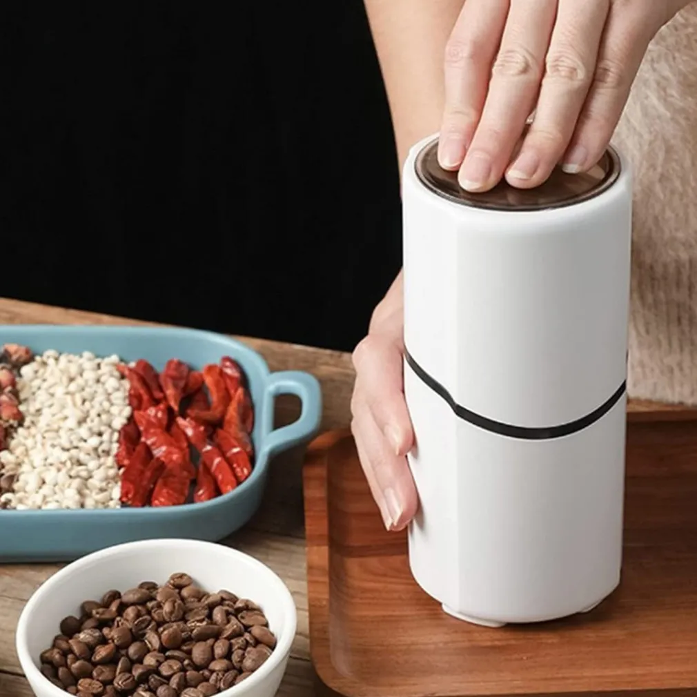 MACINACAFFÈ ELETTRICA LAME ACCIAIO PER MACINARE CHICCHI DI CAFFÈ SPEZIE Q-YM168