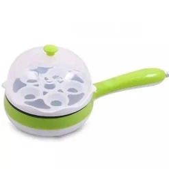 MAGIC POT EGG PENTOLA MAGICA CUOCI UOVA SODE VAPORE DOPPIO STRATO MINI FORNELLO