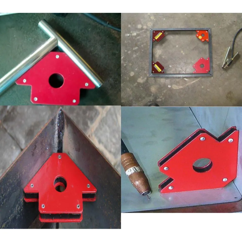 MAGNETE MAGNETICO FRECCE SALDATORE SALDATURA ANGOLAZIONI 45° 90° 135° 50LB 22KG