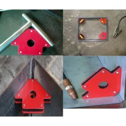 MAGNETE MAGNETICO FRECCE SALDATORE SALDATURA ANGOLAZIONI 45° 90° 135° 75 LB 33KG
