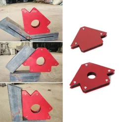 MAGNETE MAGNETICO FRECCE SALDATORE SALDATURA ANGOLAZIONI 45° 90° 135° 25LB 12KG