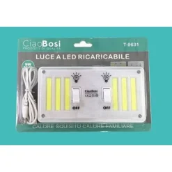 MAGNETIC COB LIGHT ARMADIETTO EMERGENZA RICARICABILE 9W 60 LED CORDLESS TX-9631