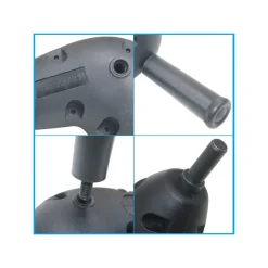 MANDRINO ANGOLARE 90° ACCESSORIO PER TRAPANO A CREMAGLIERA 0,6 - 10 MM