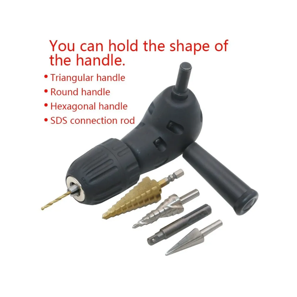 MANDRINO ANGOLARE 90° ACCESSORIO PER TRAPANO A CREMAGLIERA 0,6 - 10 MM