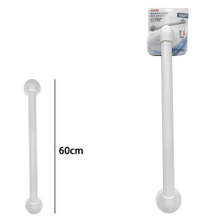MANIGLIONE PER BAGNO 60CM DI SICUREZZA SOSTEGNO DOCCIA PER DISABILI ANZIANI BIANCO 005325