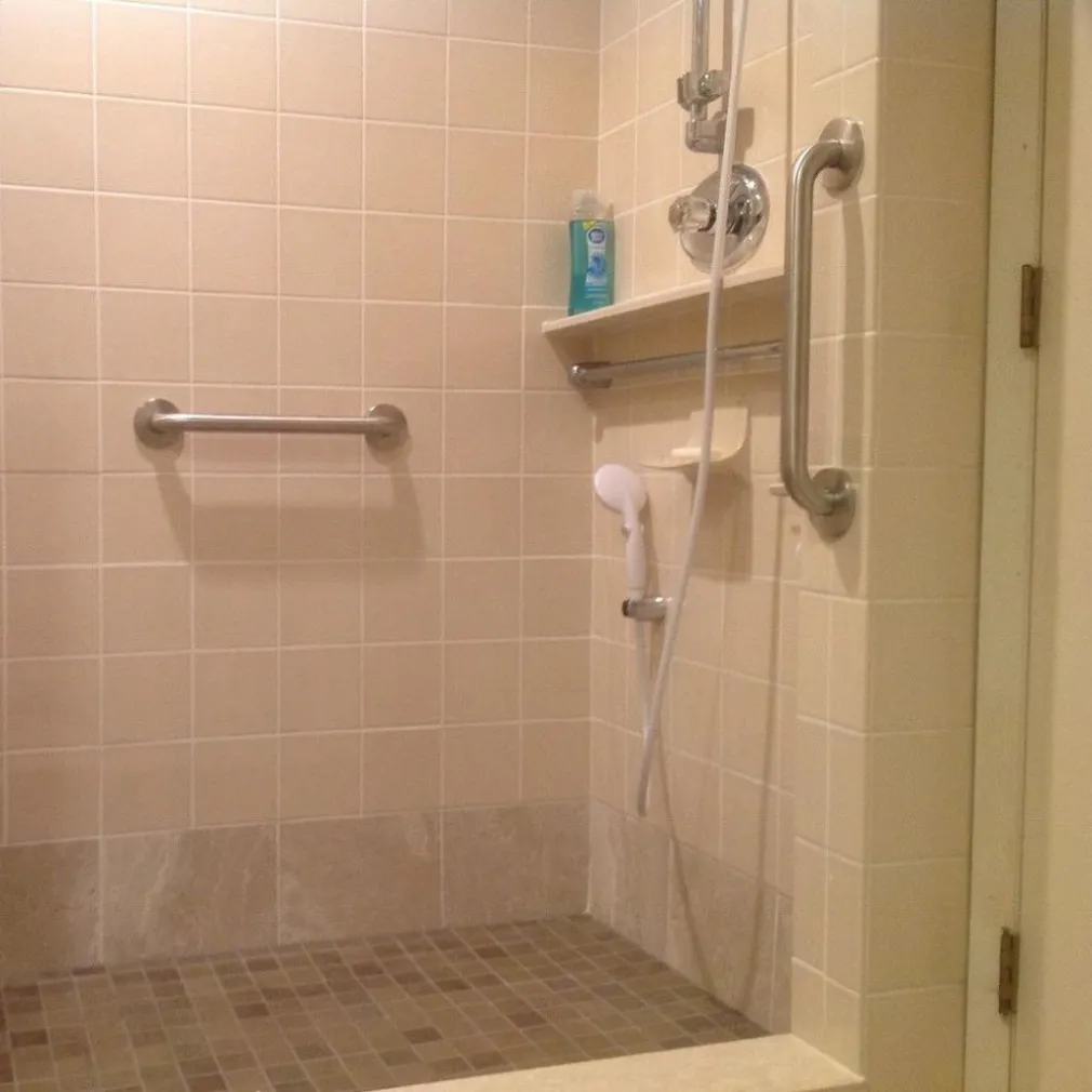 MANIGLIONE SICUREZZA BAGNO MANIGLIA DOCCIA SUPPORTO ANZIANI DISABILI 40 CM