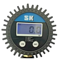 MANOMETRO PRESSIONE PNEUMATICI DIGITALE DISPAY LCD AUTO MOTO CAMPER
