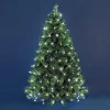 MANTELLO RETE 240 LED PER ALBERO DI NATALE LUCI LUCE BIANCO FREDDO 2,10 METRI