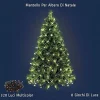 MANTELLO RETE MINILUCCIOLE PER ALBERO DI NATALE 320 LUCI LED MULTICOLORE