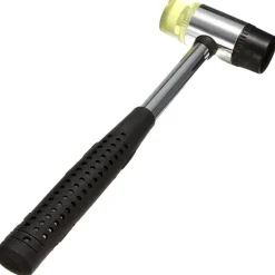 MARTELLO MAZZUOLO CON TESTA IN GOMMA E MANICO ERGONOMICO IN FIBRA E VETRO FIBER