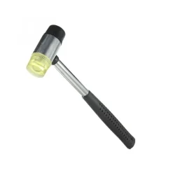 MARTELLO MAZZUOLO CON TESTA IN GOMMA E MANICO ERGONOMICO IN FIBRA E VETRO FIBER